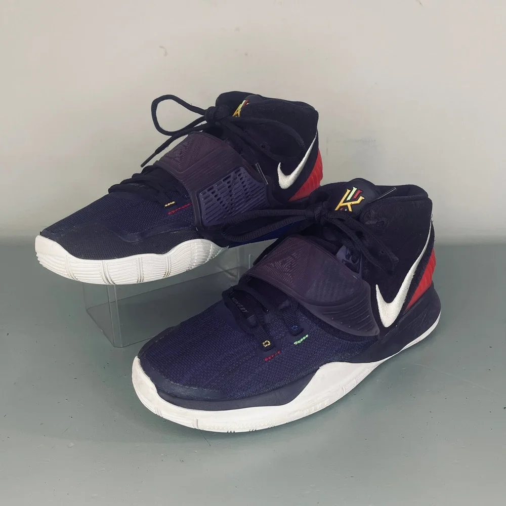 Nike Kyrie‎ 6 Enlightenment Basketball Shoes Kids Size 7Y Women's 8.5 BQ5599-500
